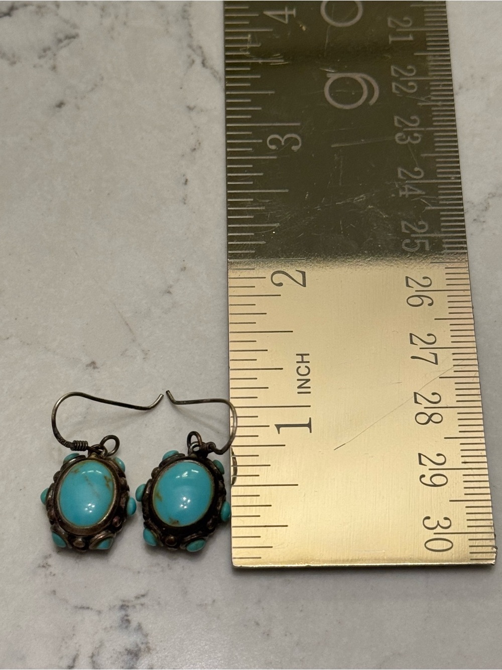 Vintage Southwestern-style dangle earrings